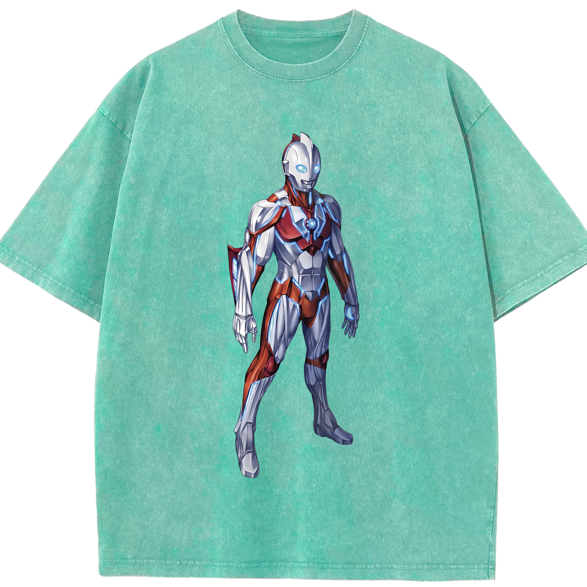 （画像用） ウルトラマン Ultraman 綿100% ヴィンテージ風 半袖Tシャツ（フロントプリント）